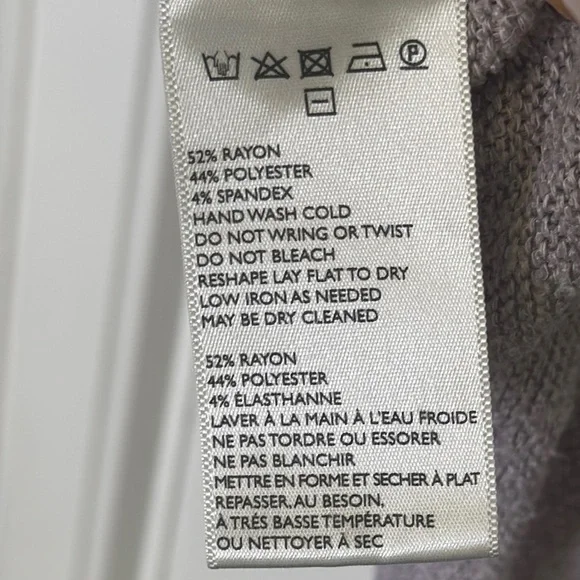 Anthropologie Gray Sleeveless Peplum Tank Top - Picture 7 of 7